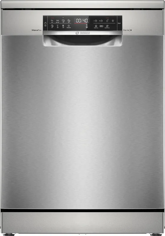 Bosch SMS6ECI12E geborsteld staal