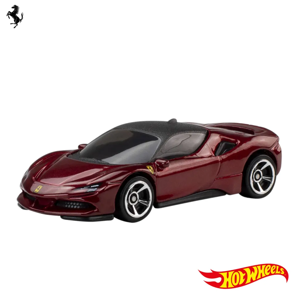 Hot Wheels Ferrari set van 5 speelgoedauto's, foto 4