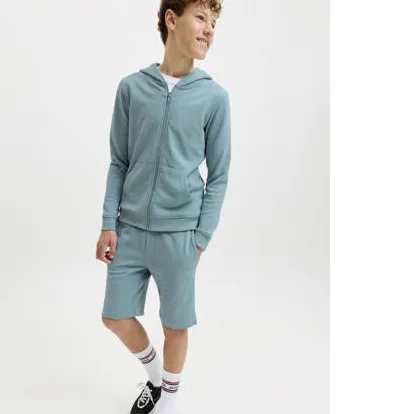 Jack & Jones regular sweatshort zeegroen, foto 4