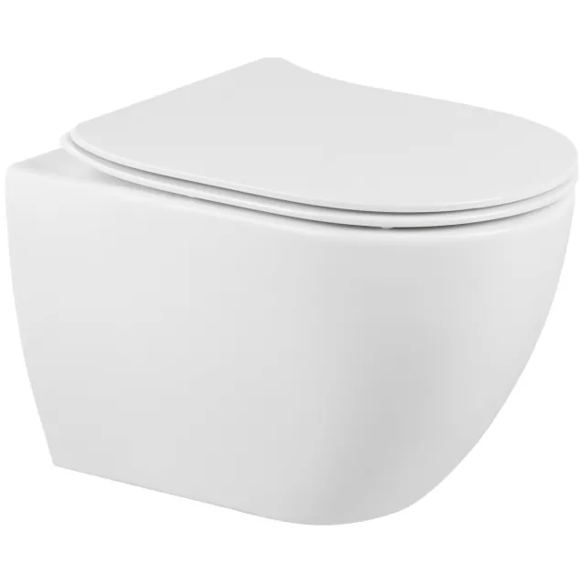 Wandtoilet Sanindusa Sanibold Rimfree Keramiek Mat Wit