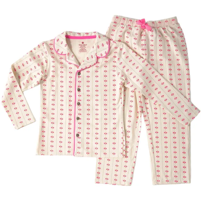 Little Label pyjama met all over print roze beige, foto 2