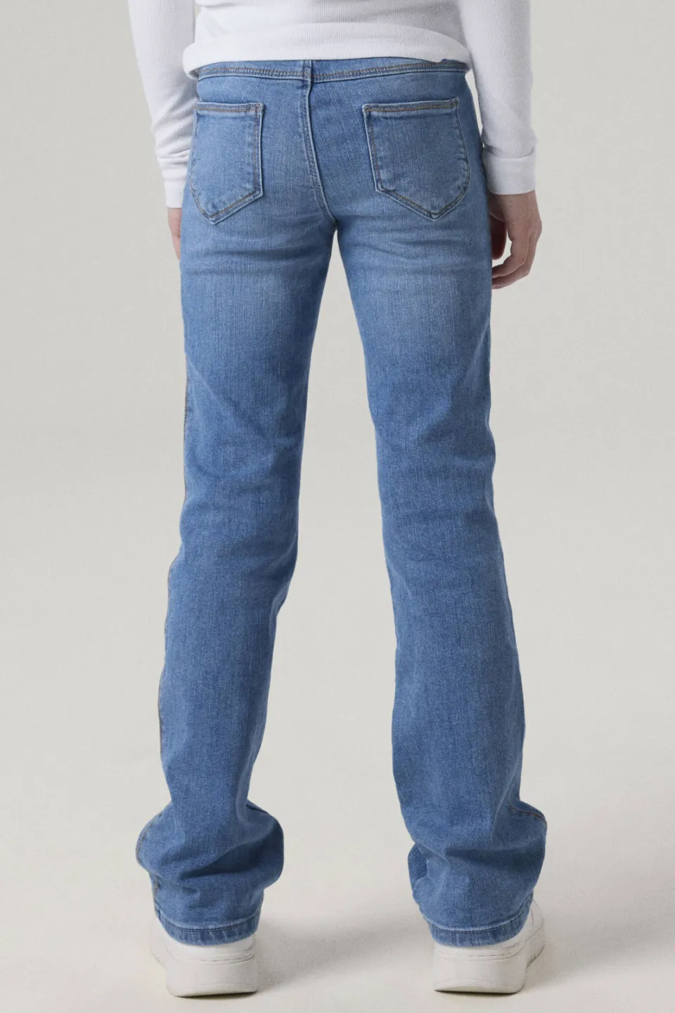 NAME IT KIDS bootcut fit jeans NKFPOLLY medium blue denim, foto 6