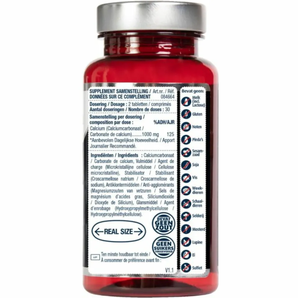 Lucovitaal Super Calcium 1000 mg tabletten, foto 2