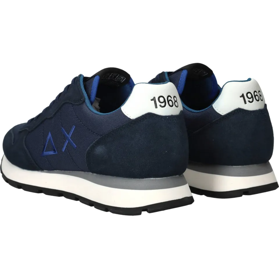 Sun68 Tom Solid lage sneaker blauw, foto 4