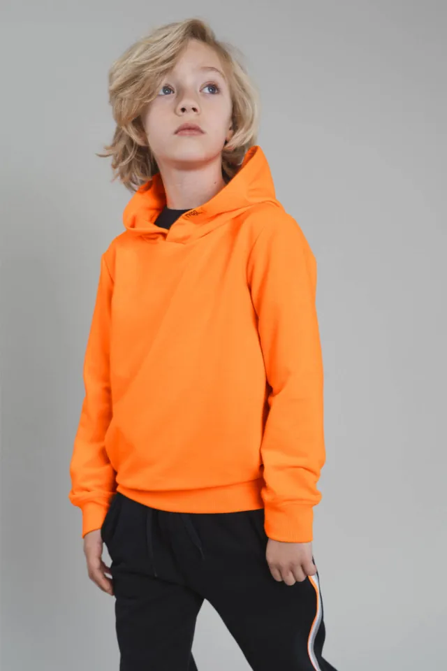 TYGO & vito hoodie met backprint - oranje