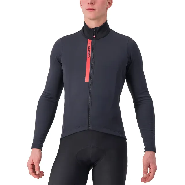 Castelli Entrata Thermal Jersey fietstrui blauw