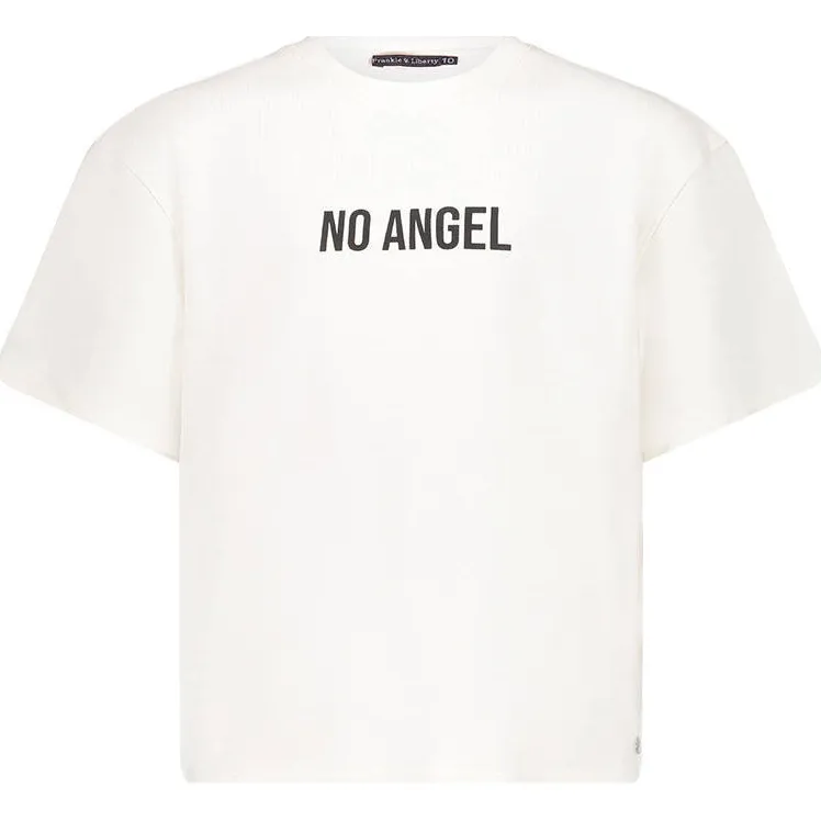 Frankie&Liberty boxy t-shirt met backprint crème, foto 2