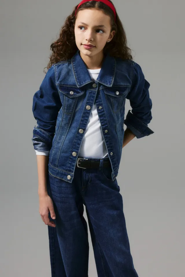 NAME IT spijkerjas medium blue denim