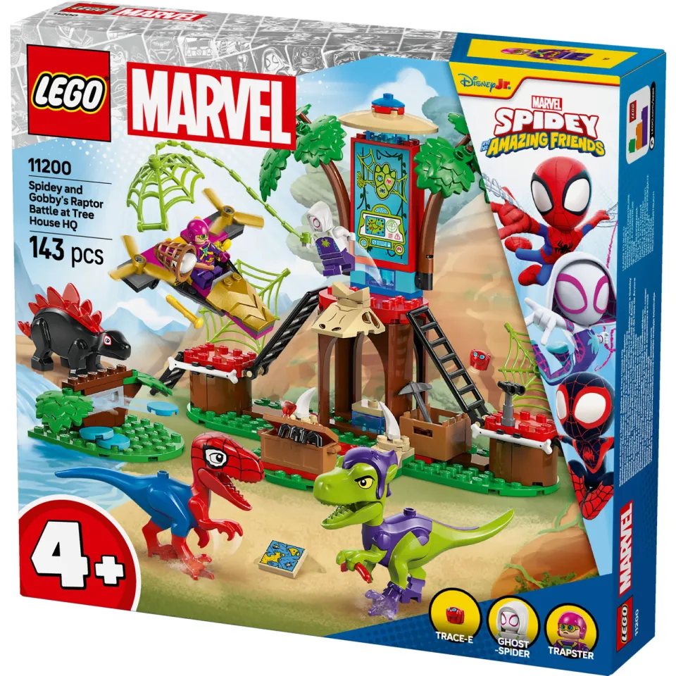 Lego Marvel Spidey en zijn geweldige vriendjes Spidey en Gobby's raptorstrijd bij de boomhut 11200, foto 5