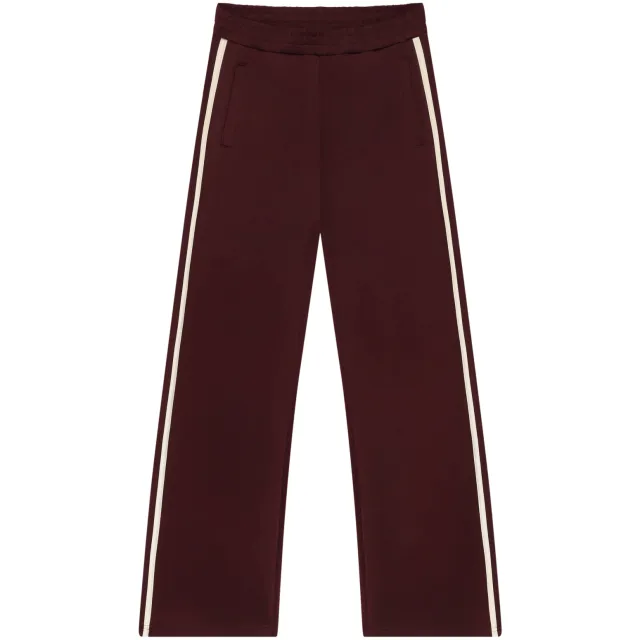 Indian Blue Jeans wide leg sweatpant donkerrood, foto 2