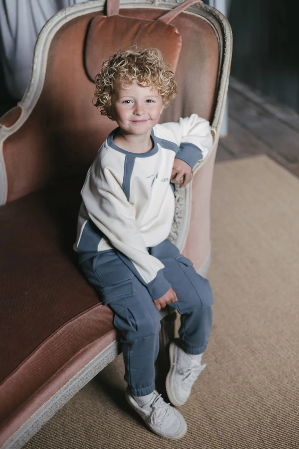 LEVV cargo joggingbroek blauw