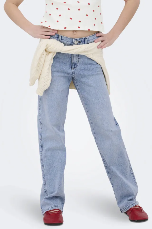 Only KIDS ONLY GIRL wide leg jeans KOGBLAIR light blue denim
