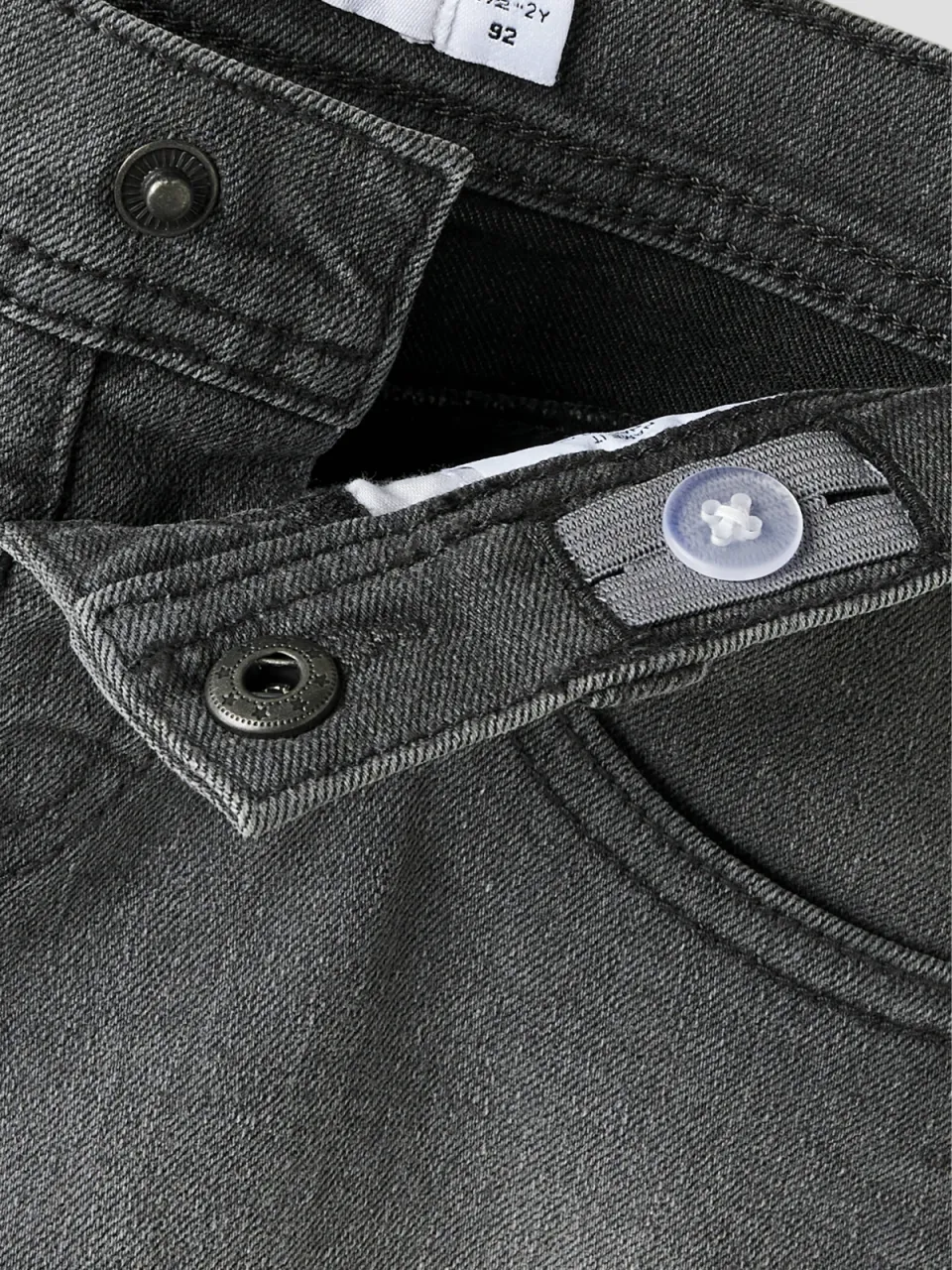 NAME IT MINI straight denim short grey denim, foto 4