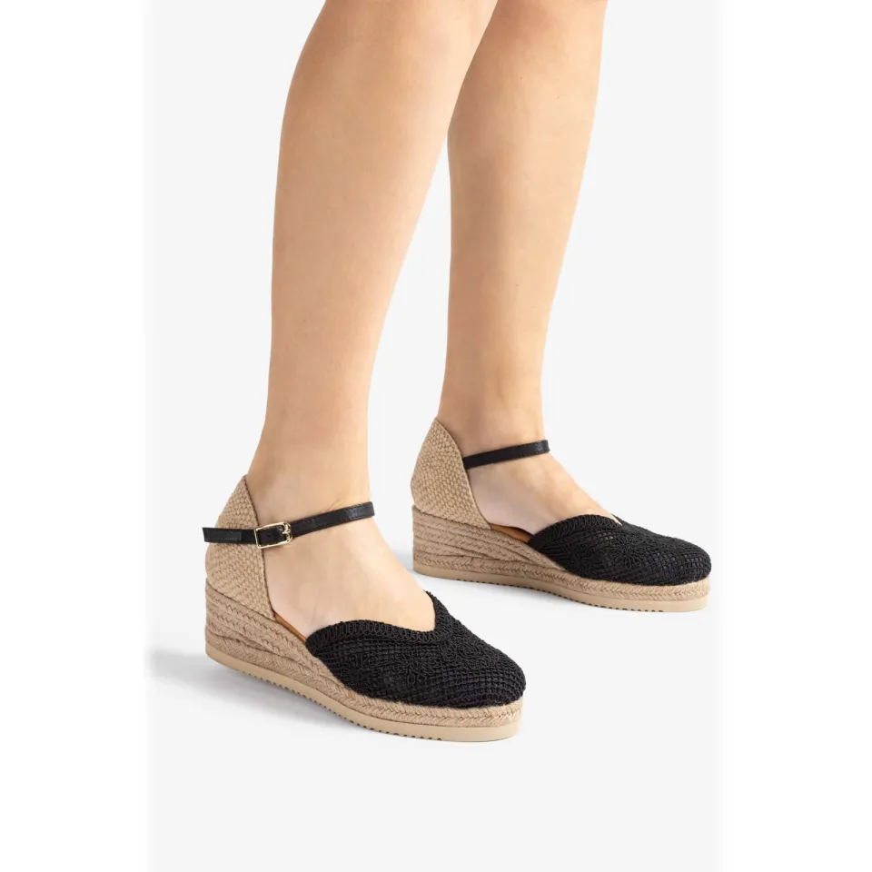 Unisa Ceuta_Nto espadrilles zwart, foto 4