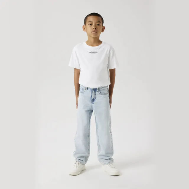 NAME IT KIDS straight fit jeans NKMRYAN light blue denim