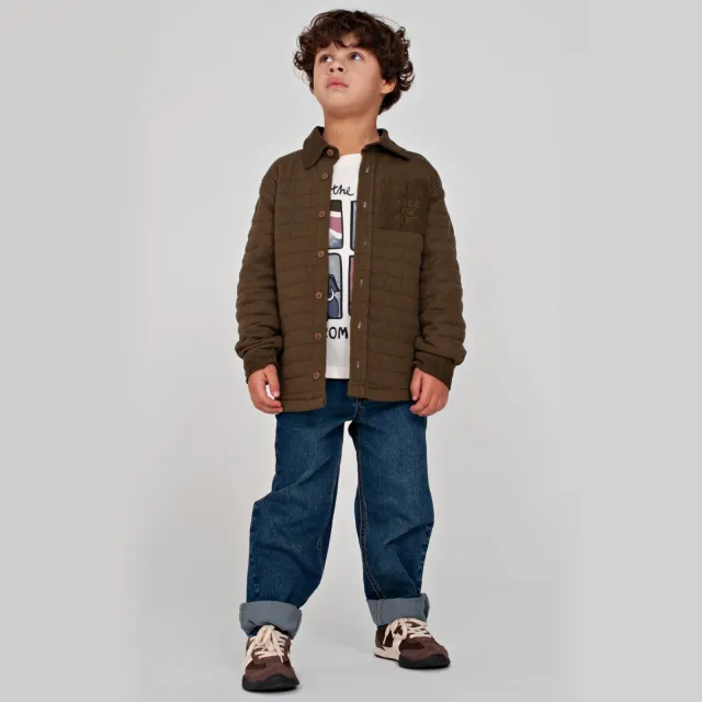 Sturdy overshirt Rock the Earth - armygroen Army/donkergroen