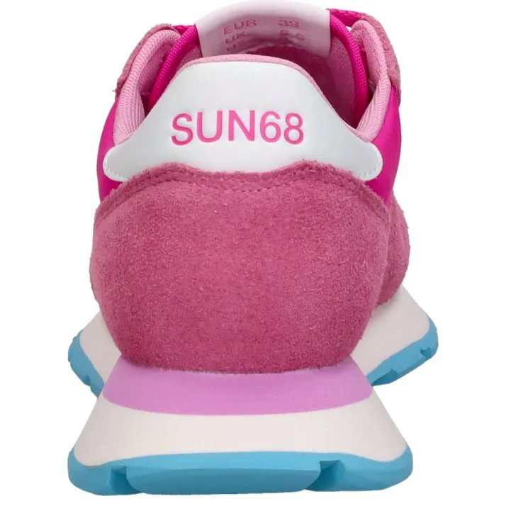Sun68 Ally Solid Nylon lage sneakers fuchsia, foto 4
