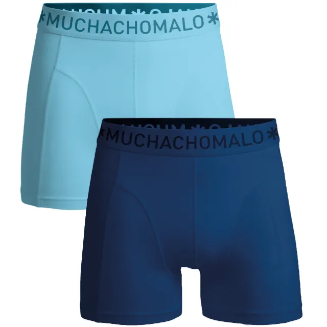 Muchachomalo Heren 2-pack Boxershorts Blauw