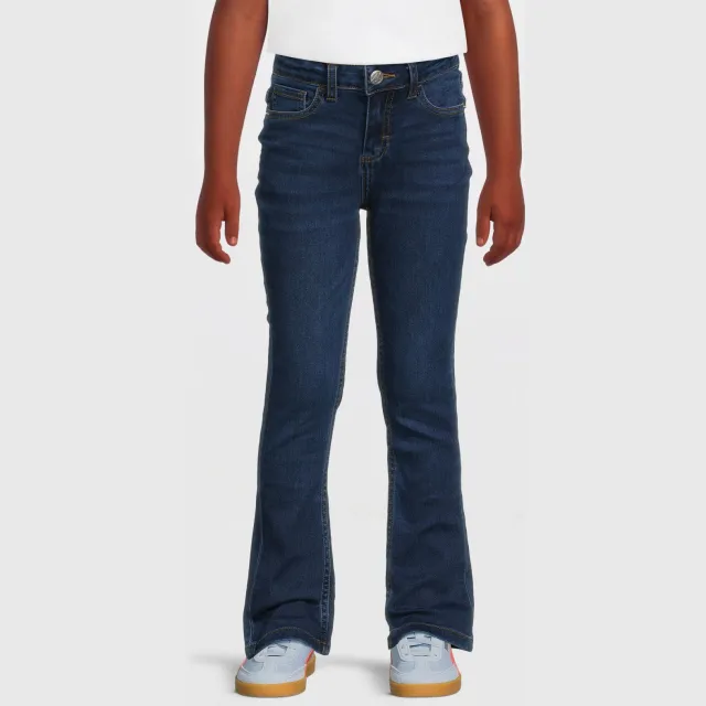 Anytime flared jeans donkerblauw, foto 3