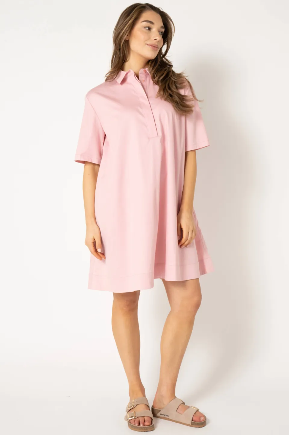 Est'seven Beyza midi jurk roze, foto 5