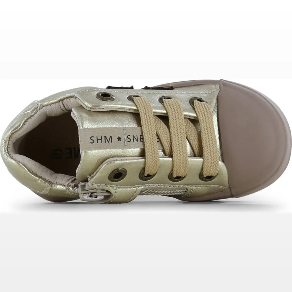 Shoesme suède sneakers - goud, foto 3