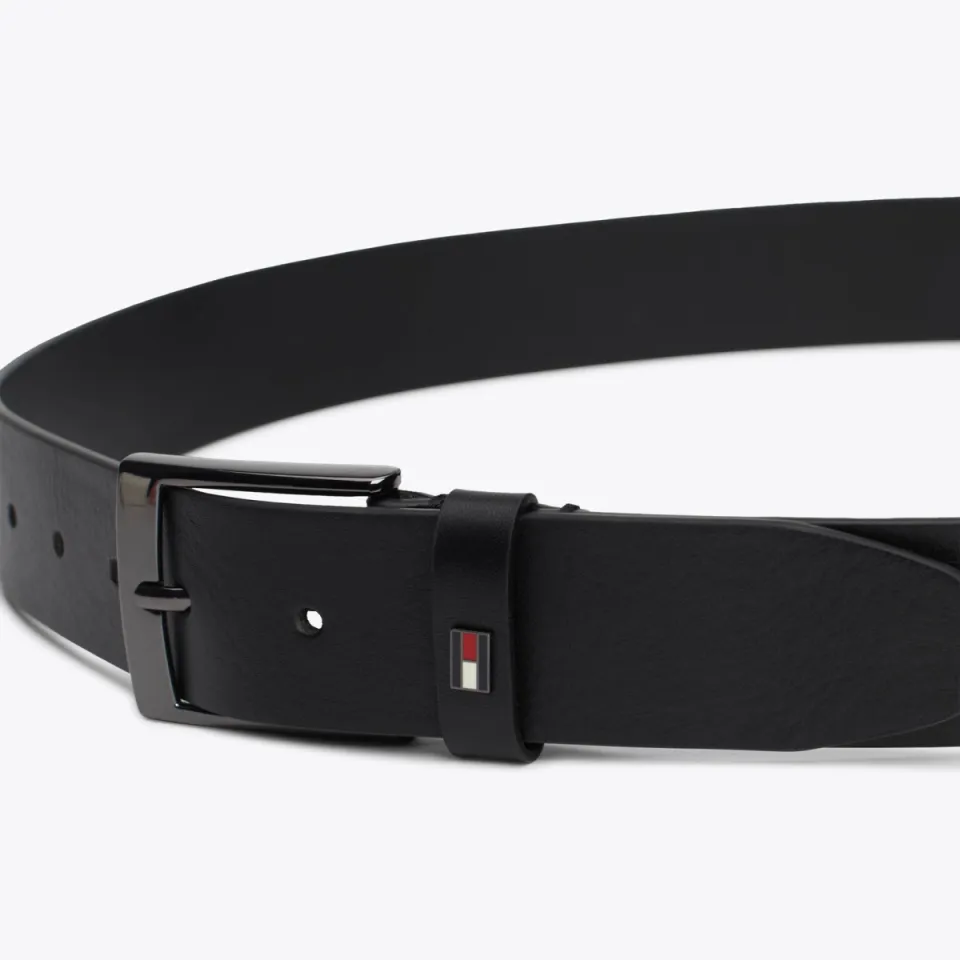 Tommy Hilfiger Adan leren riem zwart, foto 4