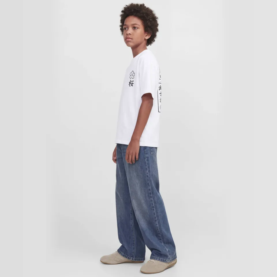 Jack & Jones rechtvallend t-shirt met backprint wit, foto 5