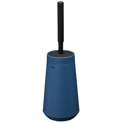 Tiger Wc-borstel Met Houder Tess - Polypropyleen - Vrijstaand - Blauw / Zwart