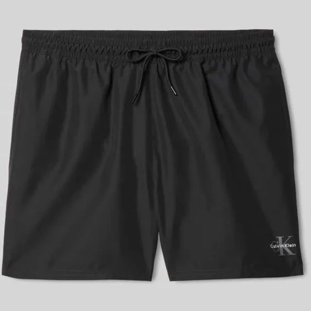 Calvin Klein zwembroek met logodetail Zwart