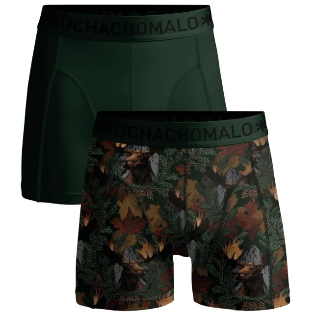 Muchachomalo Jongens 2-pack Boxershorts Veelkleurig