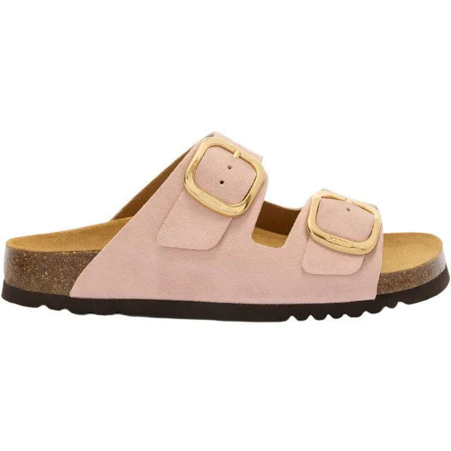 Scholl Noelle imitatieleren leren slippers lichtroze