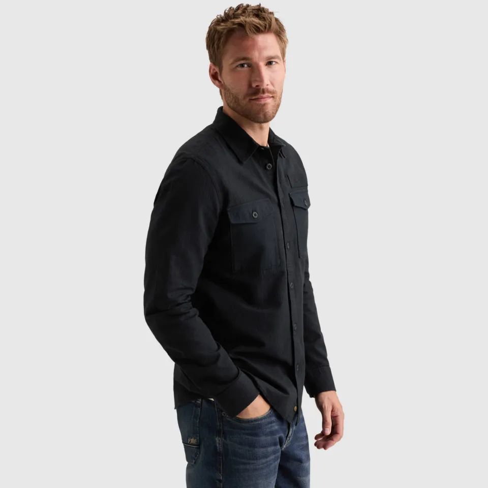 PME Legend regular fit overshirt - salute donkerblauw, foto 5