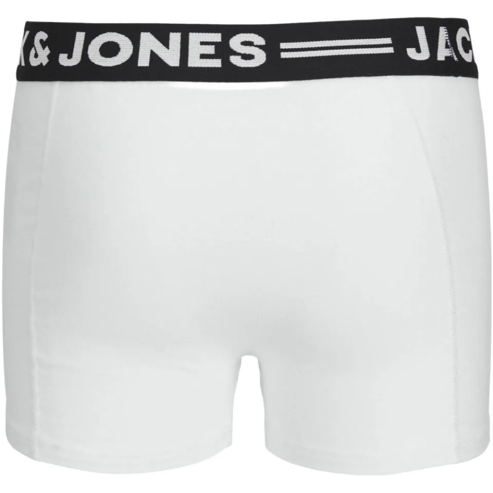 Jack & Jones Junior boxershorts set van 3 zwart wit grijs melange, foto 3