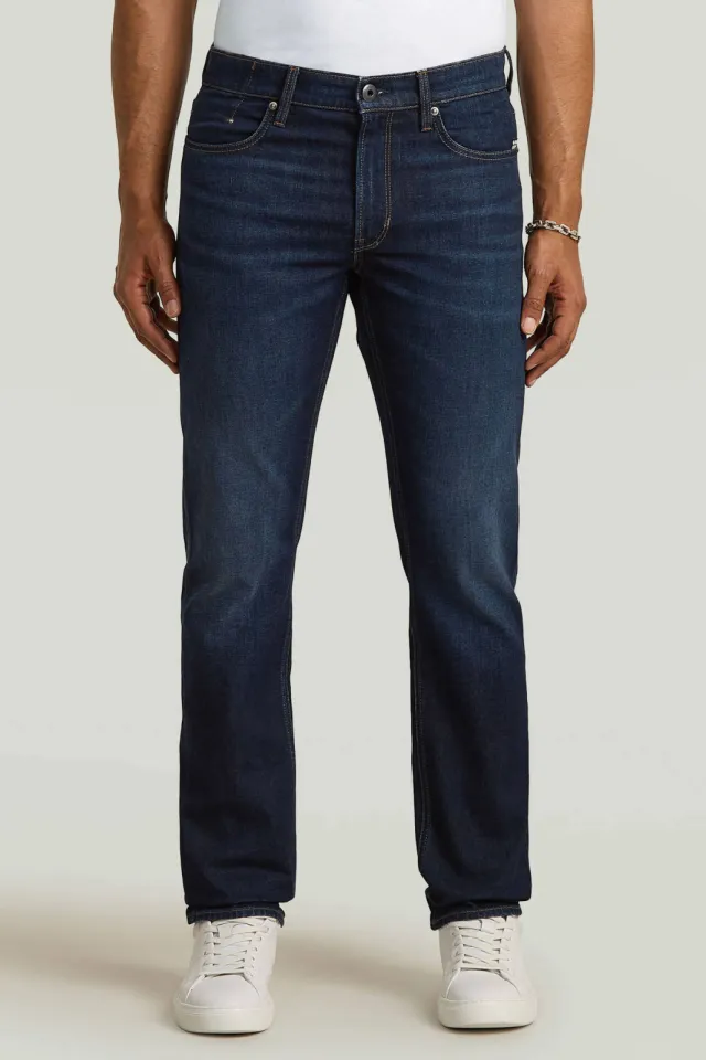G-Star Mosa straight leg jeans donkerblauw