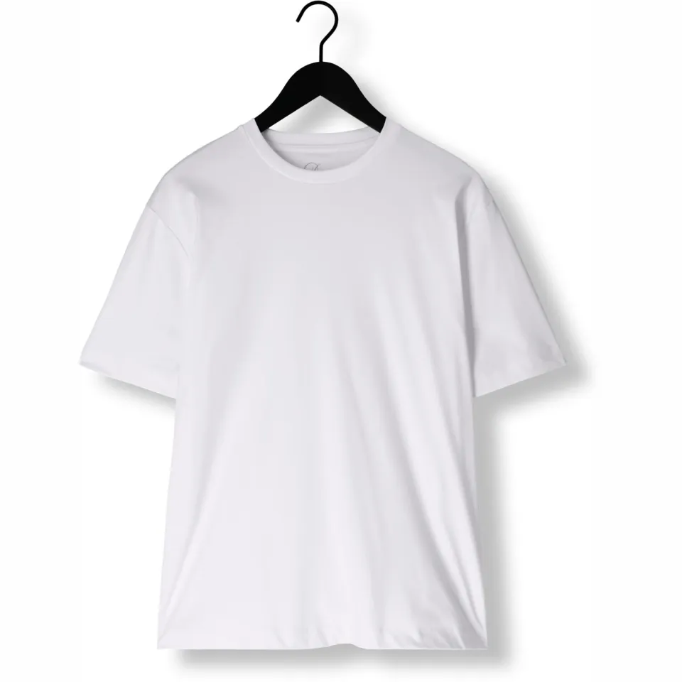 Desoto Luxury Heren Polo's & T-shirts Luxury Two Ply T-shirt 1/2 - Wit, foto 2