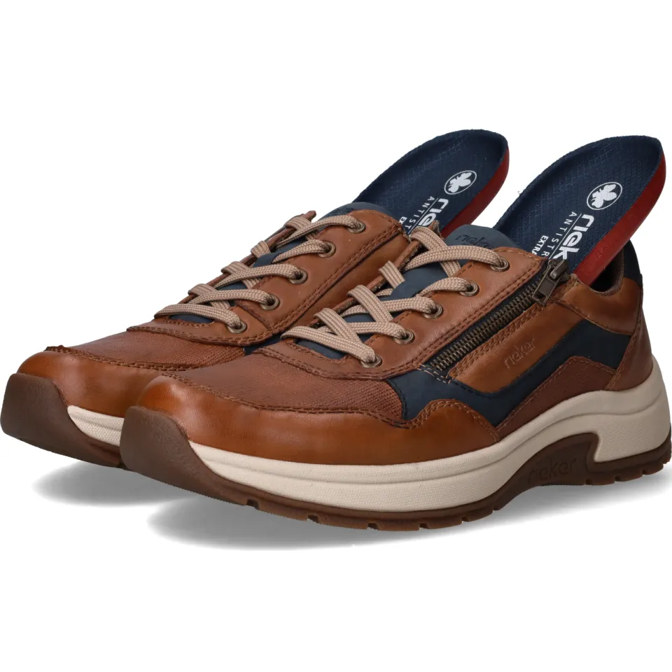 Rieker lage sneakers bruin, foto 6