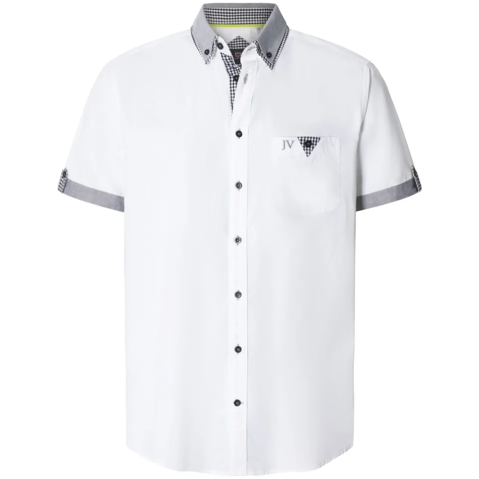 Jan Vanderstorm +FIT Collectie regular casual overhemd Plus wit, foto 2