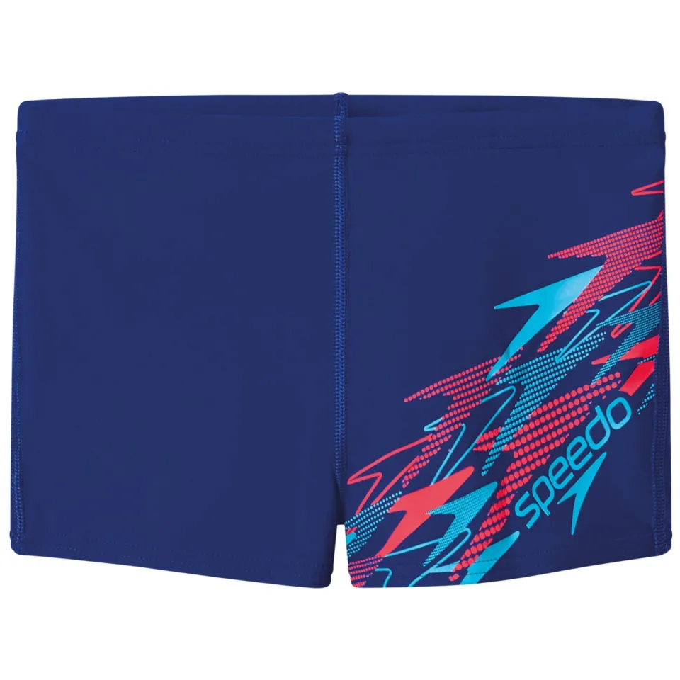 Speedo Medley Logo EnduraFlex zwemboxer - donkerblauw/oranje