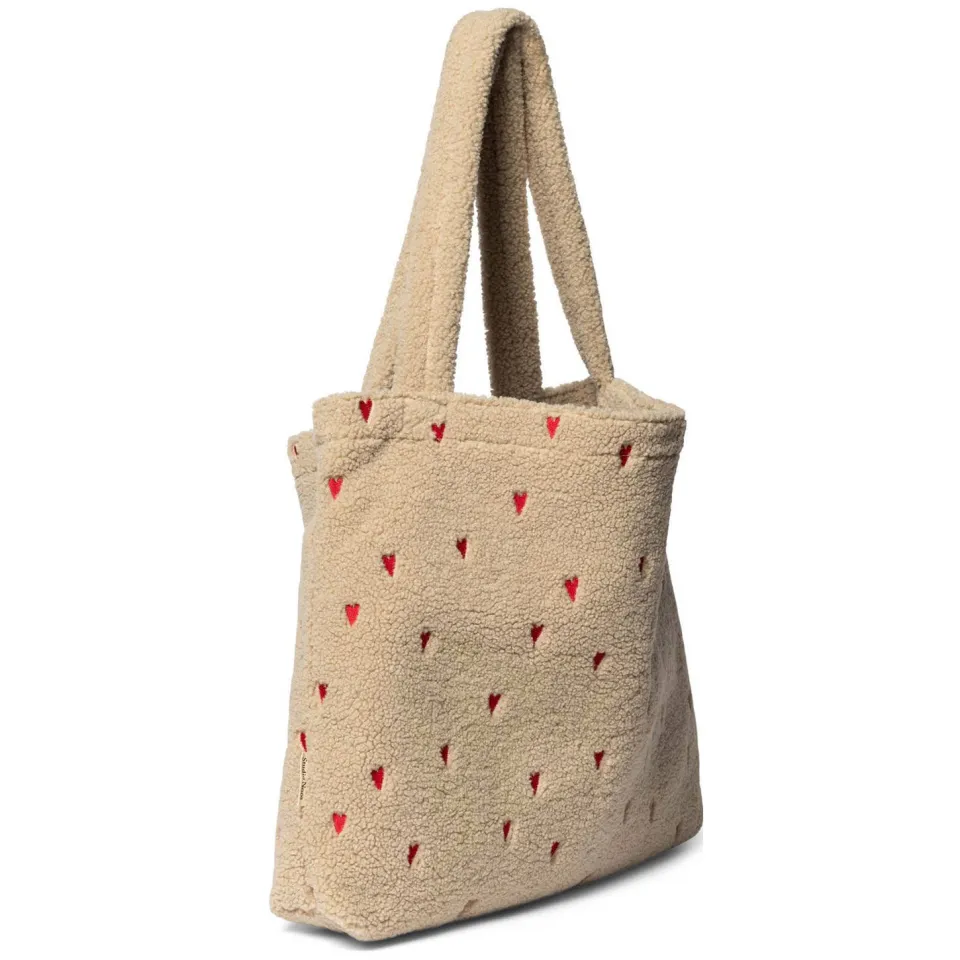 Studio Noos Teddy Hearts Mom Bag luiertas ecru, foto 2