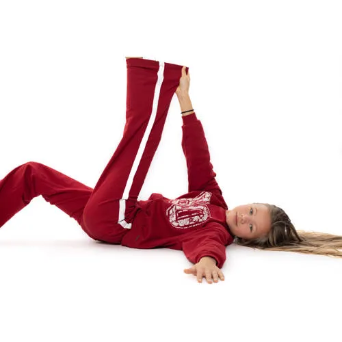No Way Monday rechtvallende sweater met print - rood, foto 3