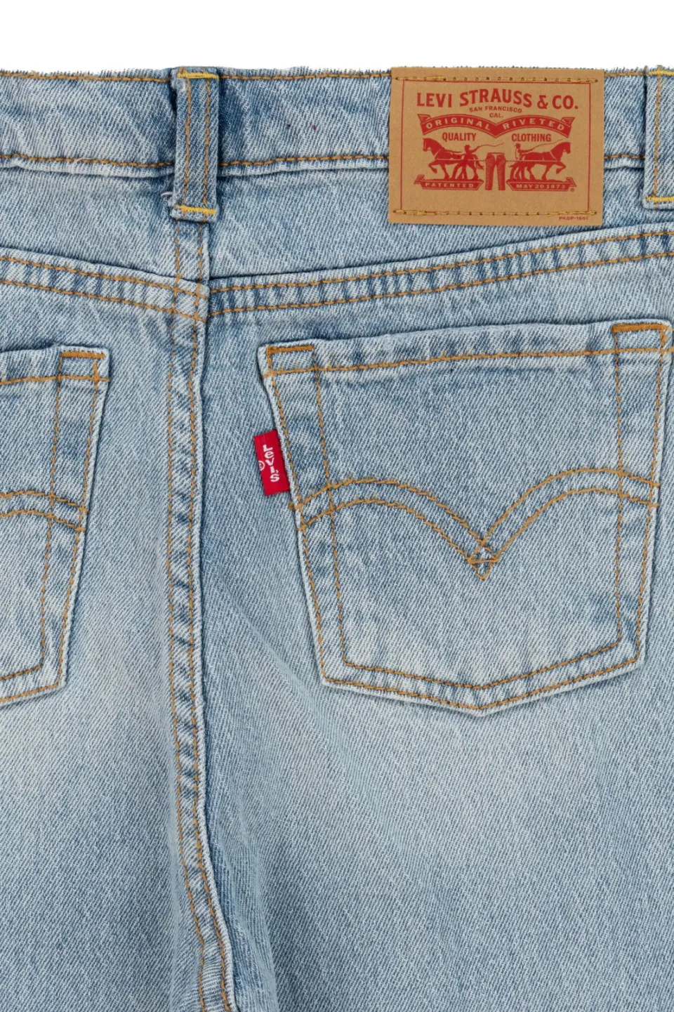 Levi's Kids Baggy Barrel Jeans light blue denim, foto 4