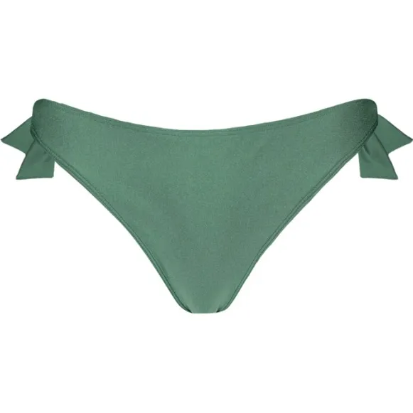 Barts Bikinibroekje met vetersluiting aan de zijkant model 'KELLI' Donkergroen