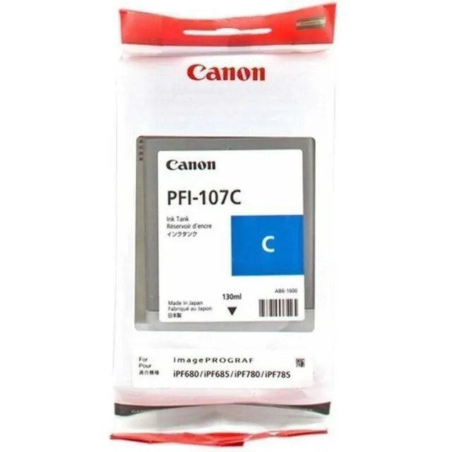 Canon PFI-107C Cyaan