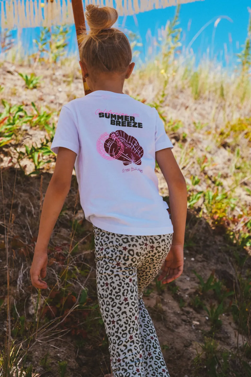 TYGO & vito jersey T-shirt met backprint wit, foto 6
