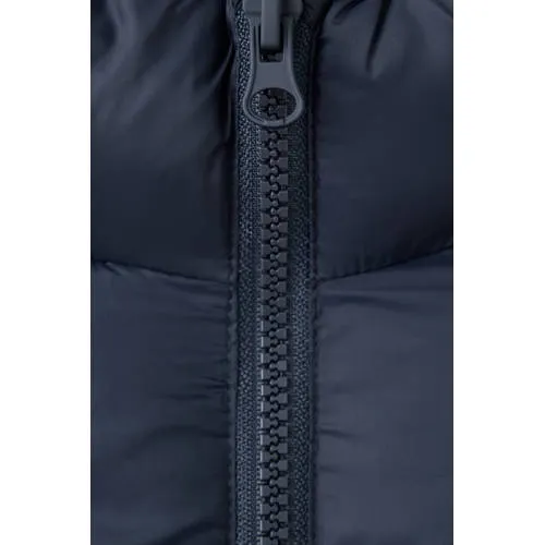 Mango gewatteerde winterjas marineblauw, foto 5
