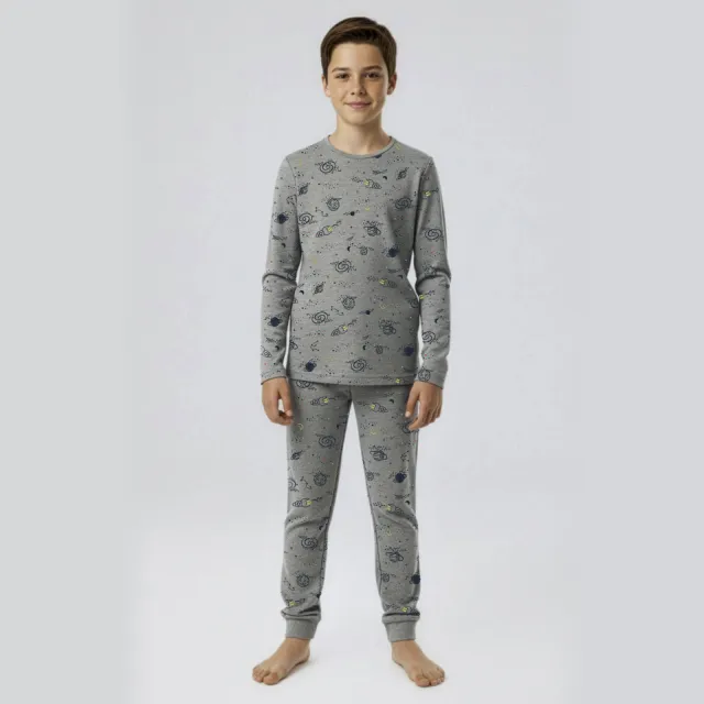 NAME IT pyjama grijs melange