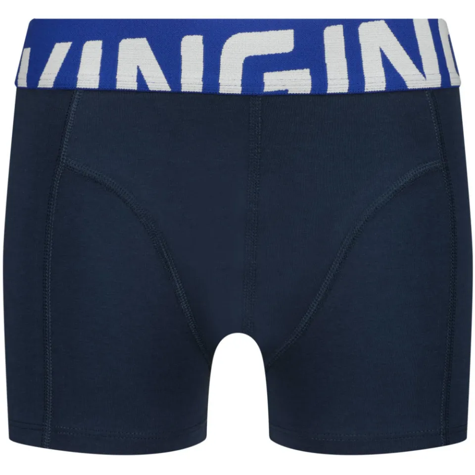 Vingino boxershorts set van 5 blauw/aqua/grijs melange, foto 4