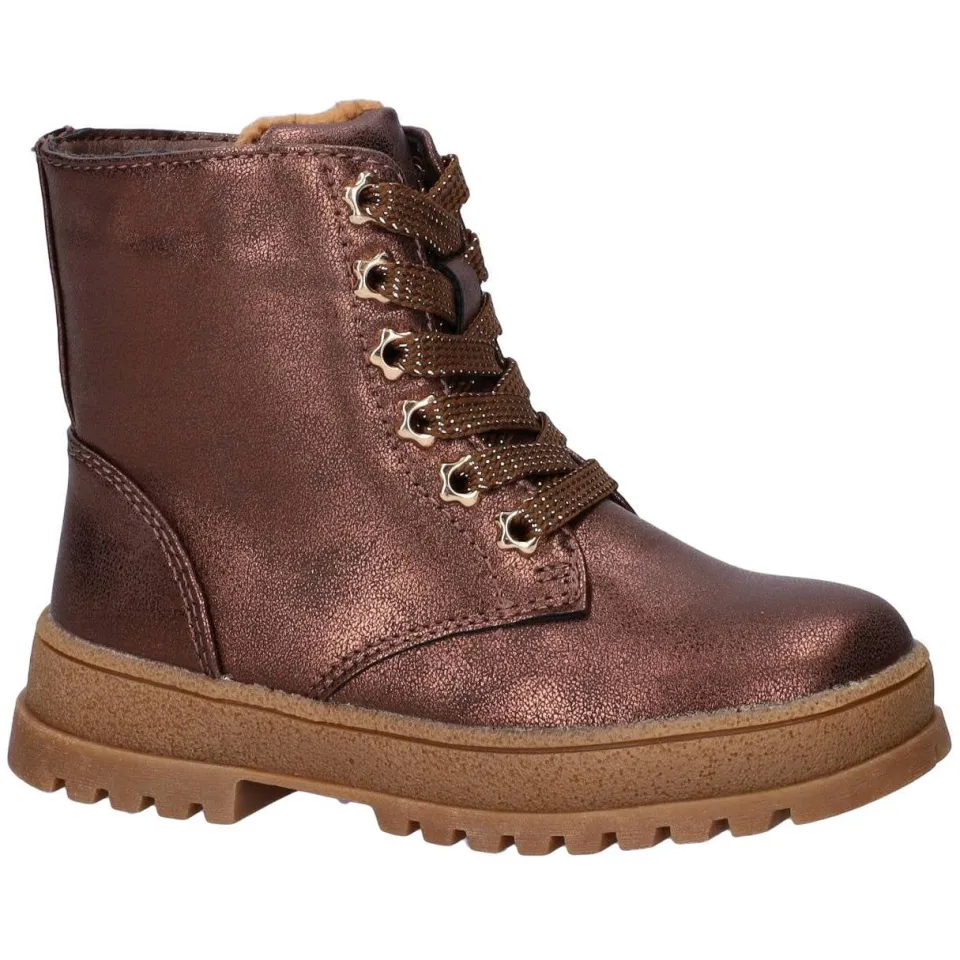 Nelson Kids enkelboots met profielzool - bruin, foto 2