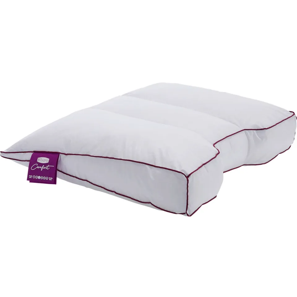 Silvana Comfort Paars hoofdkussen medium zacht wit, foto 3