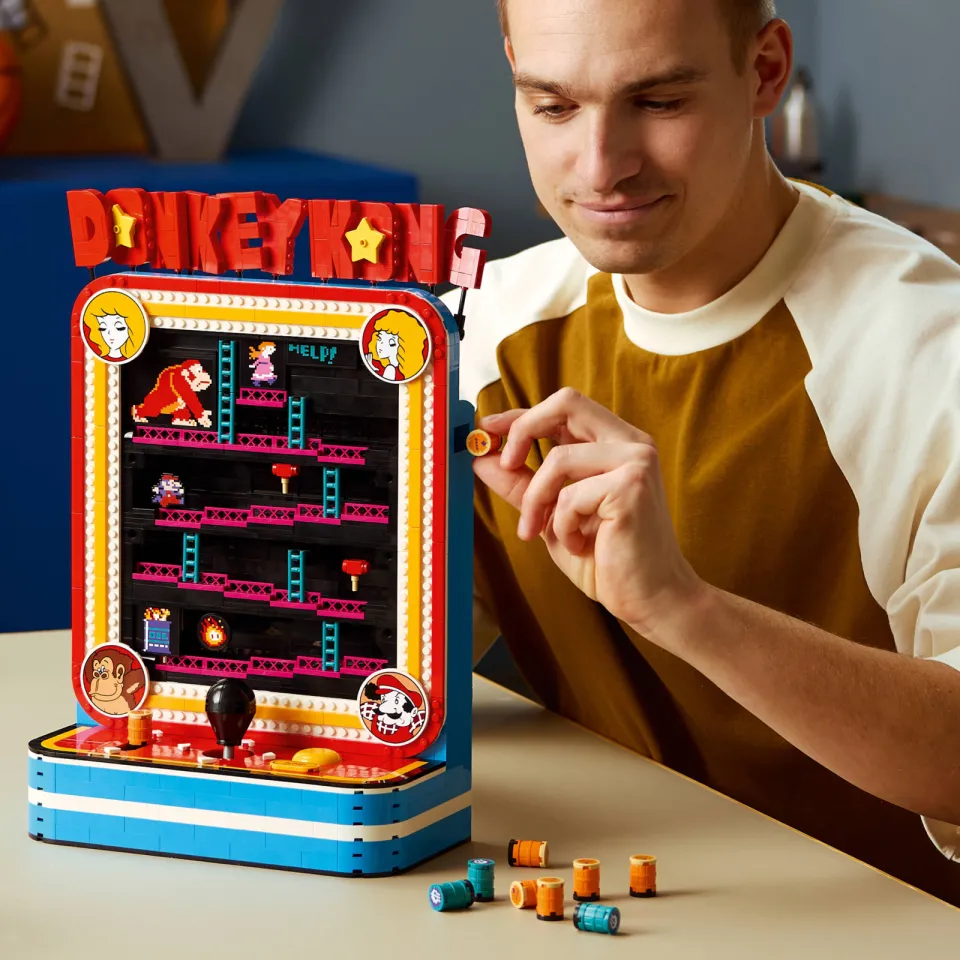 Lego Super Mario Donkey Kong-Arcadekast Bouwpakket voor Volwassenen 72051, foto 3